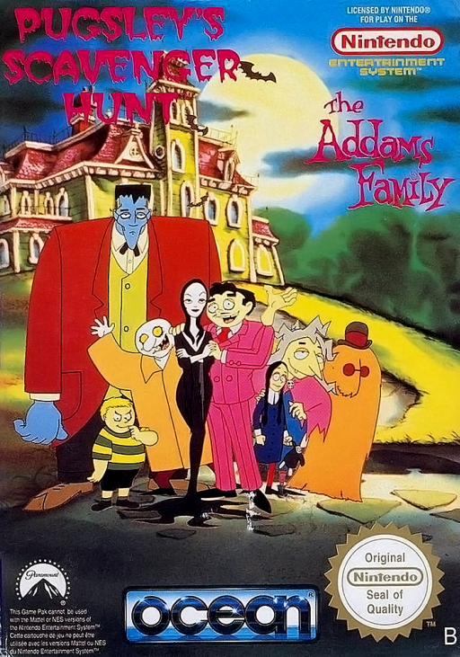 Addams Family, The - Pugsley's Scavenger Hunt (Europe) box art